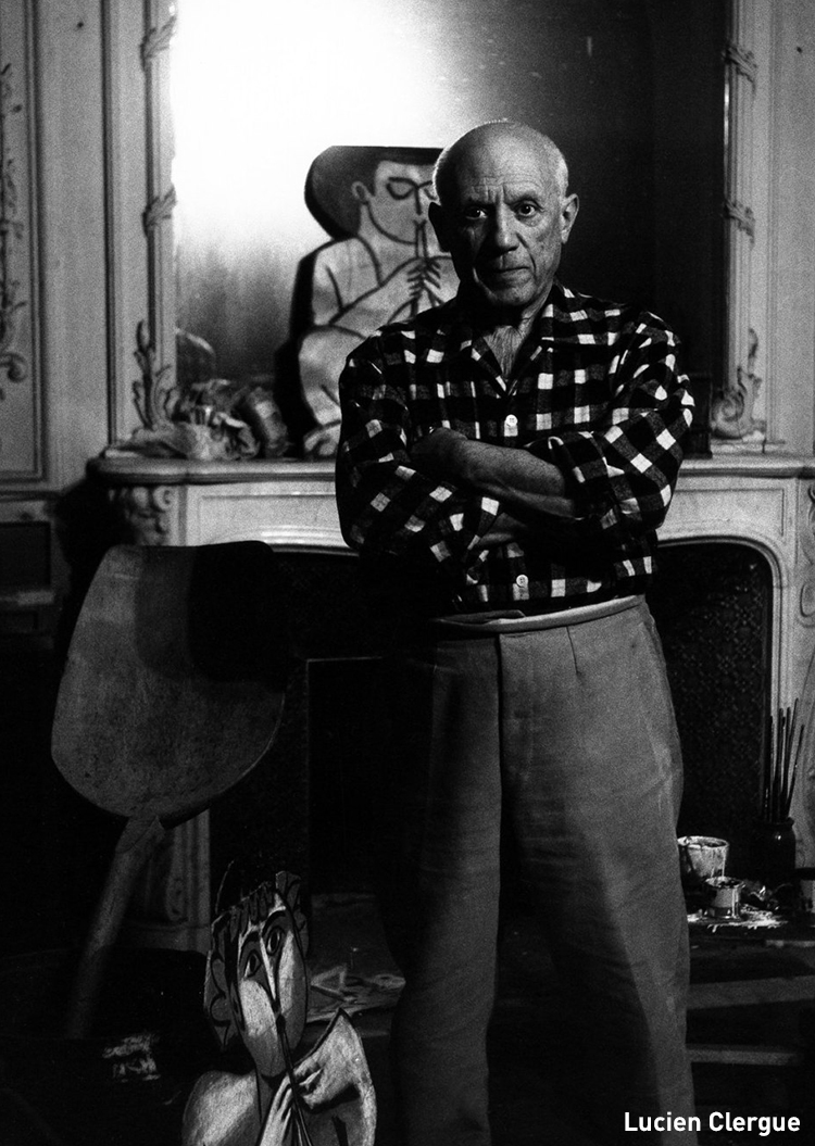 Picasso par Lucien Clergue