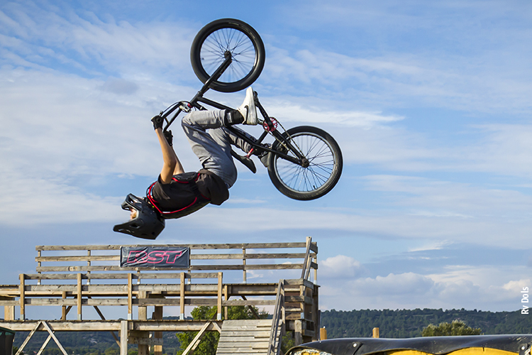 Front flip BMX Freestyl